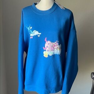 Candy Land Krost New York Blue Sweatshirt . NEW with tags